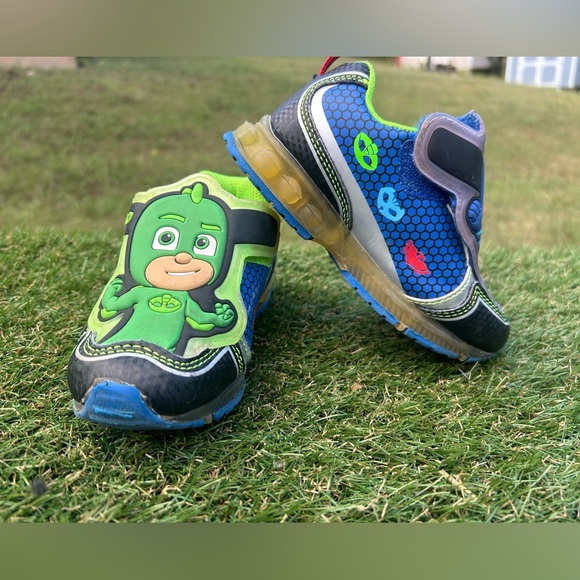 PJ Masks Shoes ,Boys 10,Multicolor 3D Catboy Gecko,light up,Work,Velcro closure - Picture 1 of 6